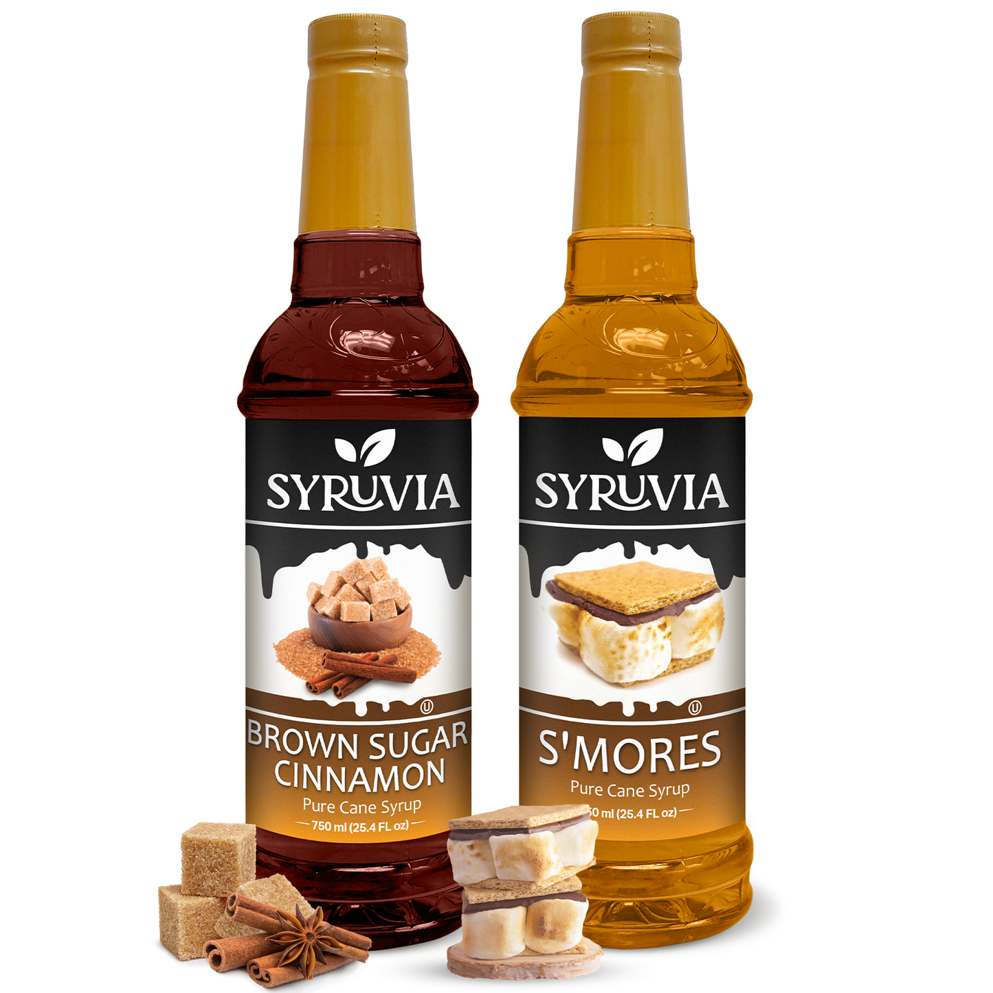 Variety Pack, Brown Sugar Cinnamon, and Smores Coffee Syrup