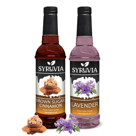 Variety Pack, Brown Sugar Cinnamon, and Lavender Syrup
