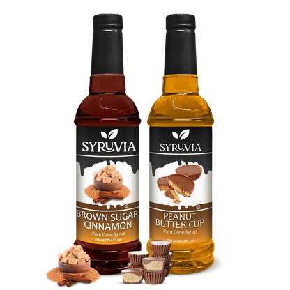Brown Sugar Cinnamon Syrup Peanut Butter Cup Syrup
