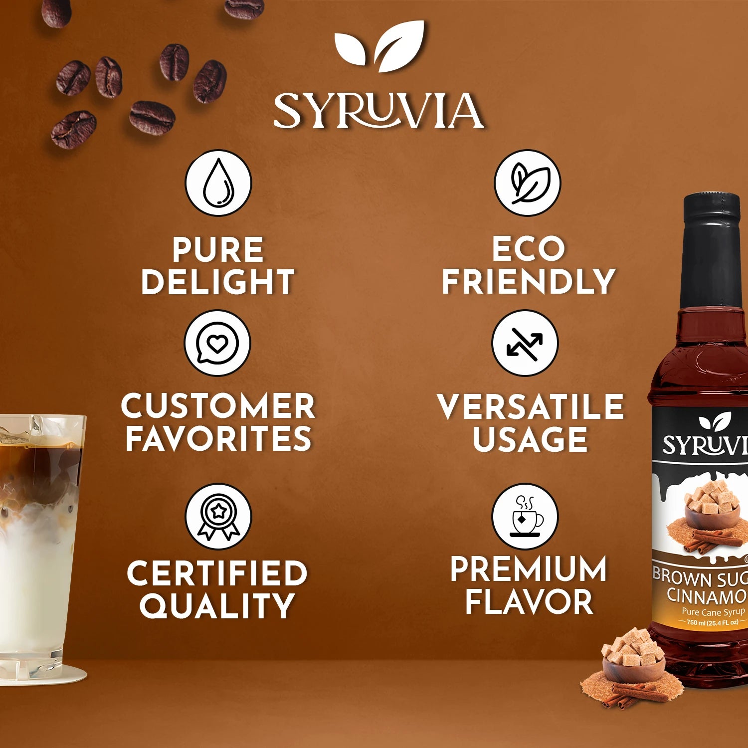Brown Sugar Cinnamon Syrup Premium Flavoring