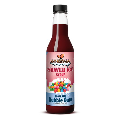 Sugar-Free Shaved Ice Bubble Gum Syrup