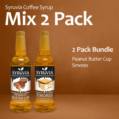 Bundle Peanut Butter Cup Smores Syrup for Coffee