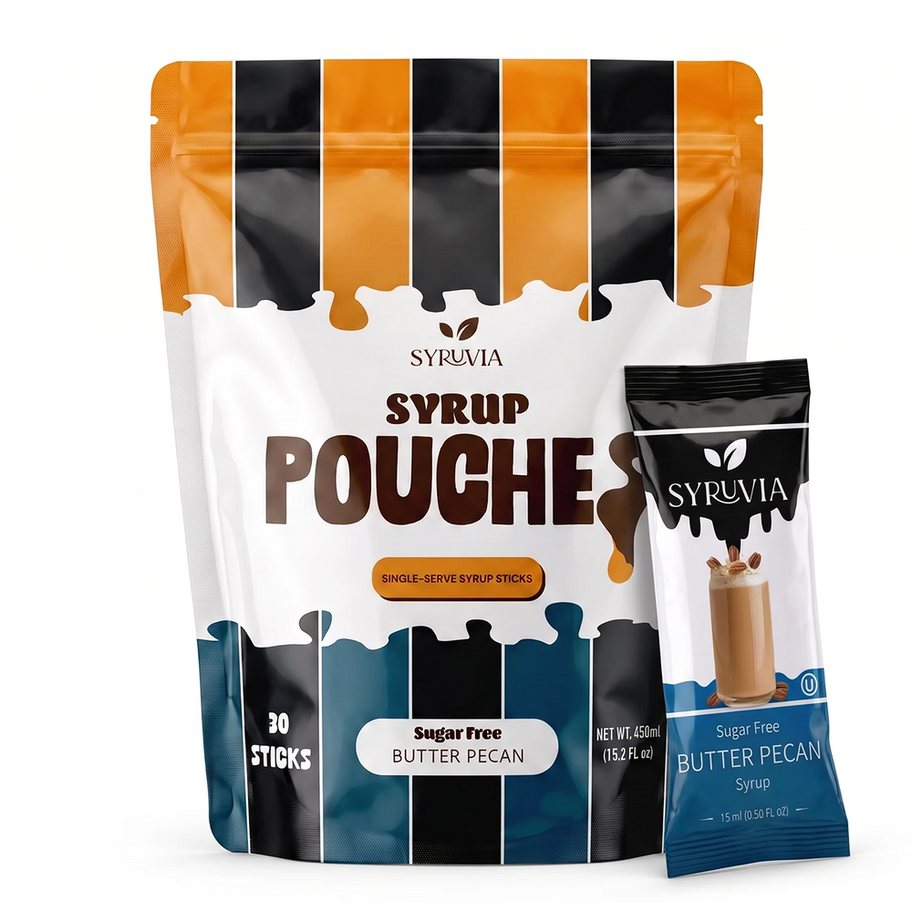 Sugar Free Butter Pecan Syrup Pouches