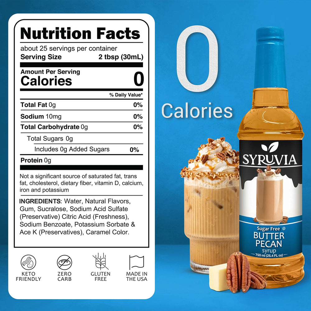 Sugar Free Butter Pecan Syrup