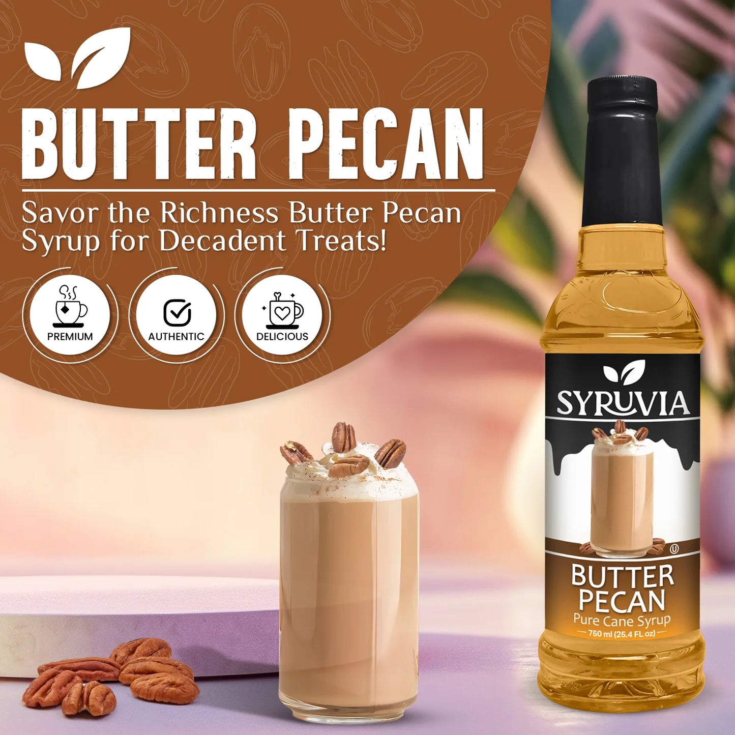Butter Pecan Syrup Premium
