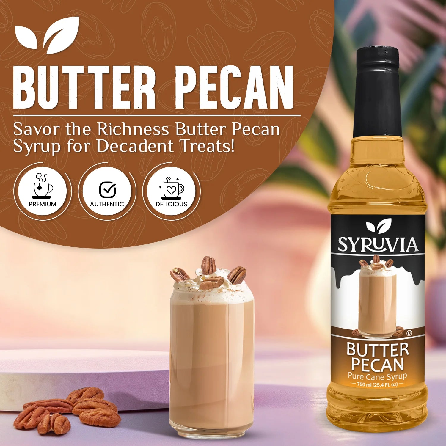 Butter Pecan Syrup Premium