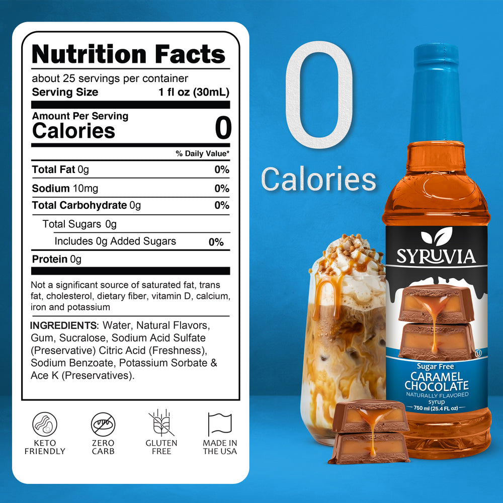 Sugar Free Caramel Chocolate Syrup