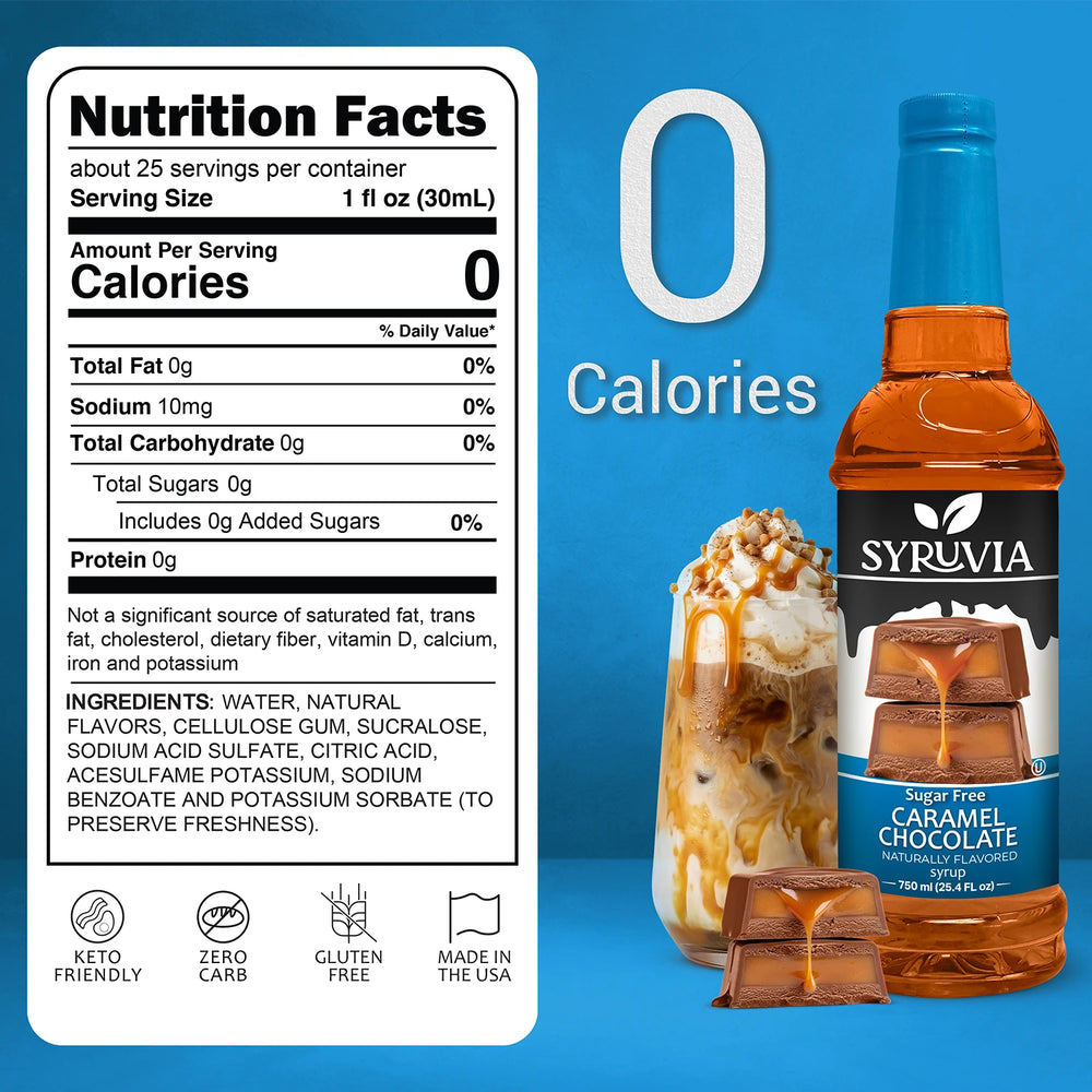 Sugar Free Caramel Chocolate Syrup