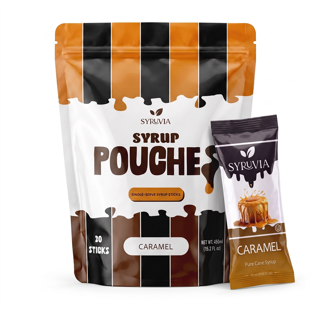 Caramel Syrup Pouches