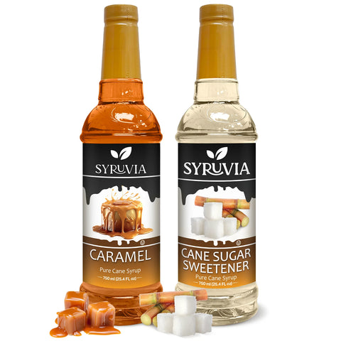 Variety Pack, Caramel, and Cane Sugar Sweetener Syrup