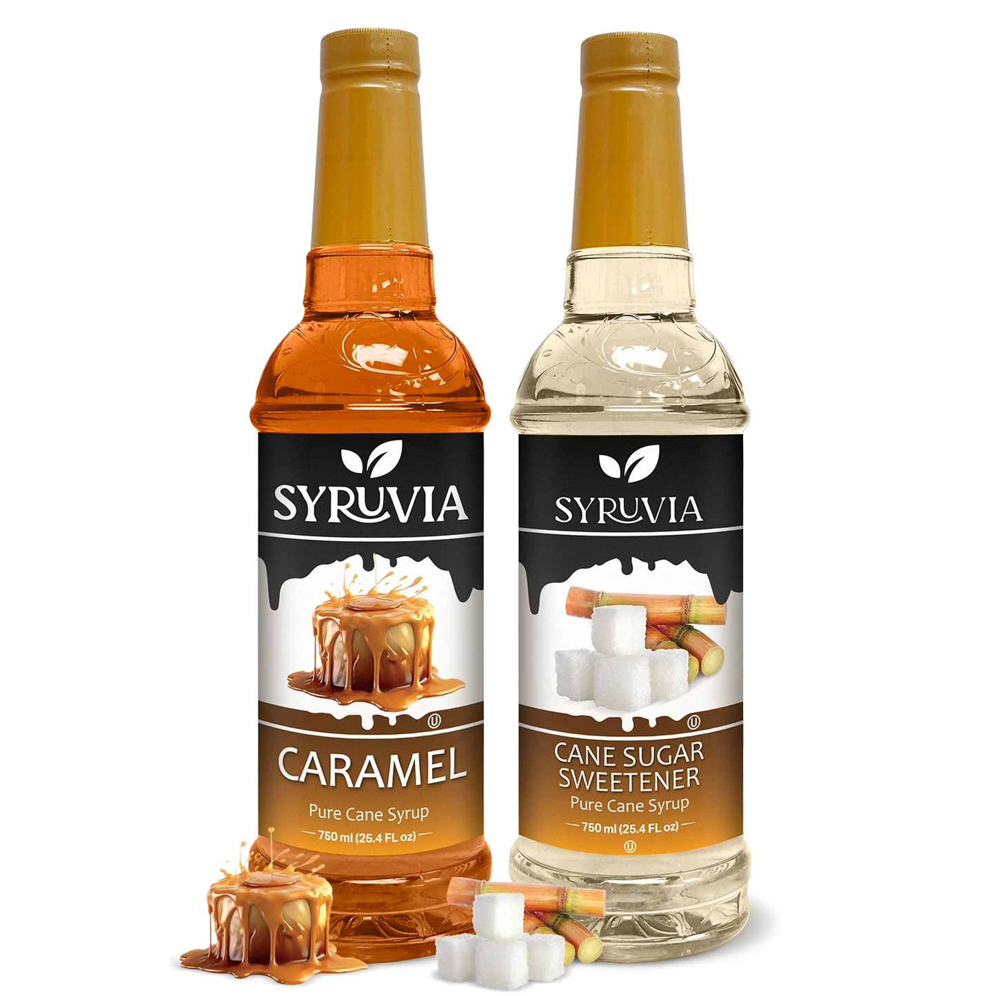 Caramel Cane Sugar Sweetener Syrup