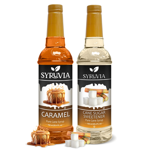 Variety Pack, Caramel, and Cane Sugar Sweetener Syrup