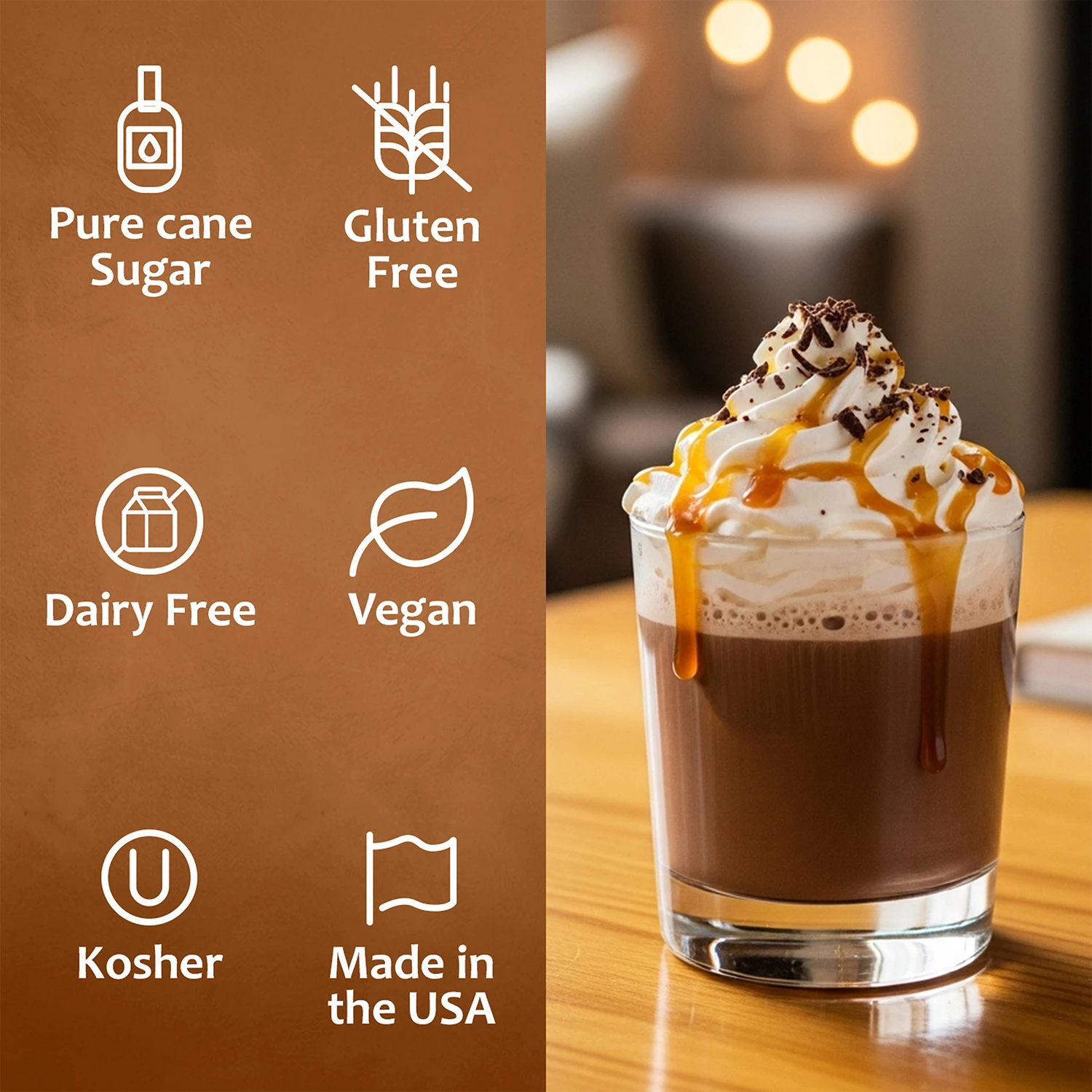 Caramel Chocolate Syrup Dairy Free