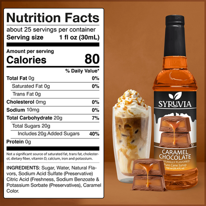 Caramel Chocolate Syrup Nutrition Facts