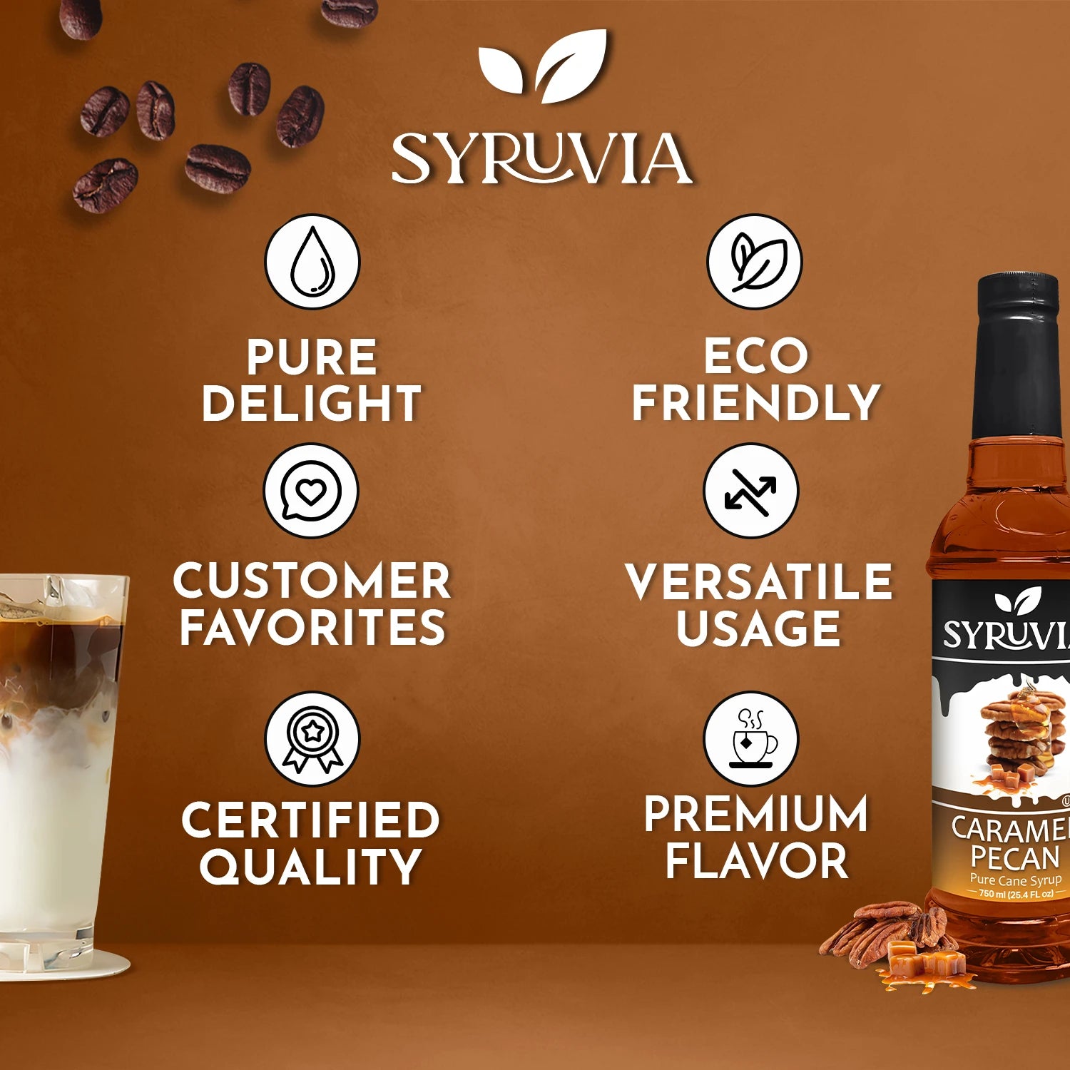 Caramel Pecan Syrup Premium Flavoring