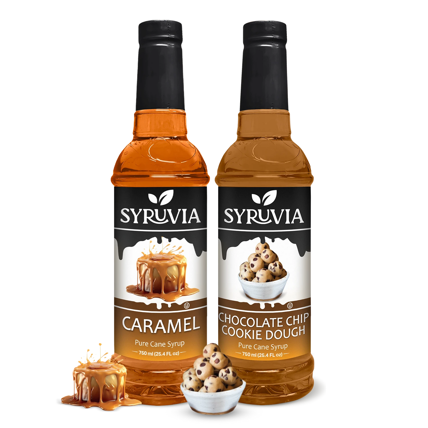 Caramel Syrup Chocolate Chip Cookie Dough Syrup