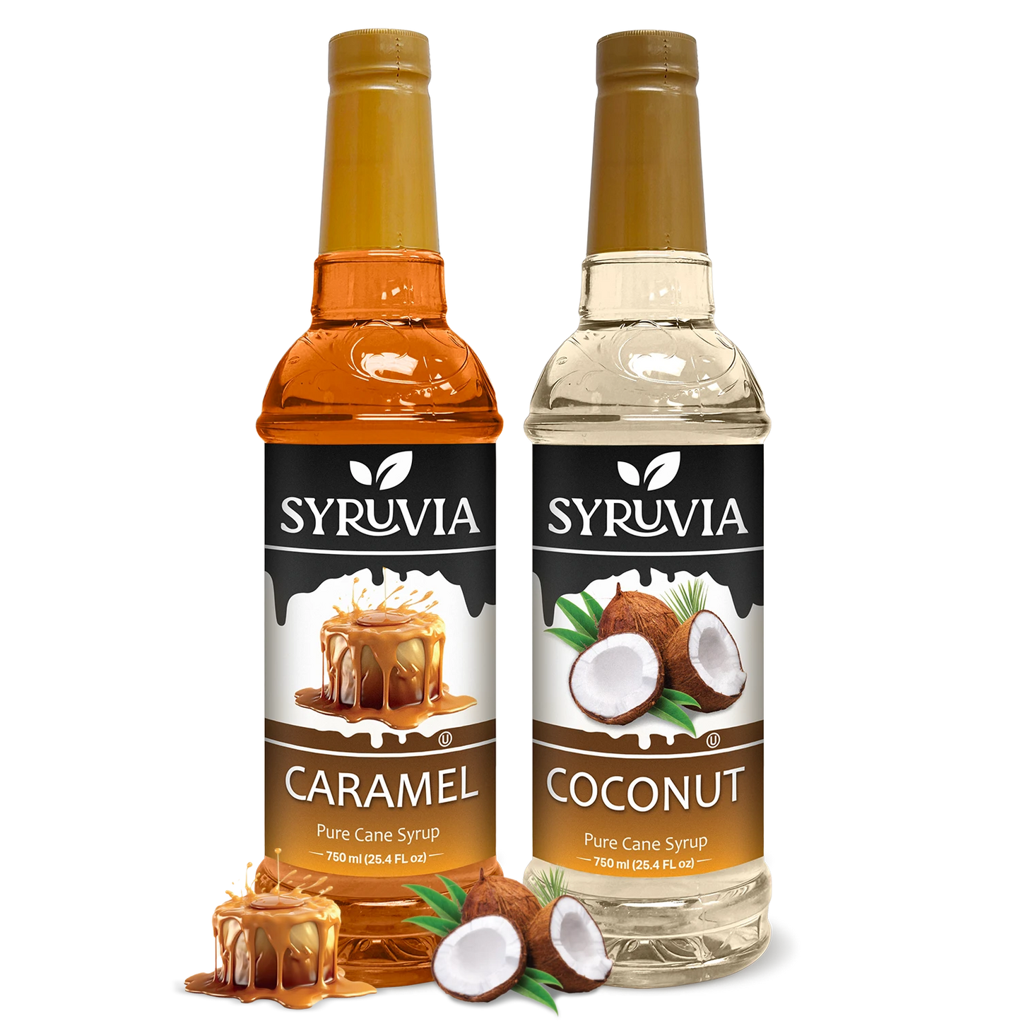 Variety Pack, Caramel, and Coconut Syrup