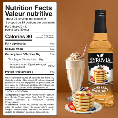 Cheese Pancake Syrup Nutrition Facts