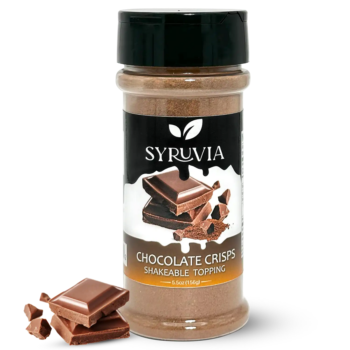 Chocolate Crisps Shakable Topping latte