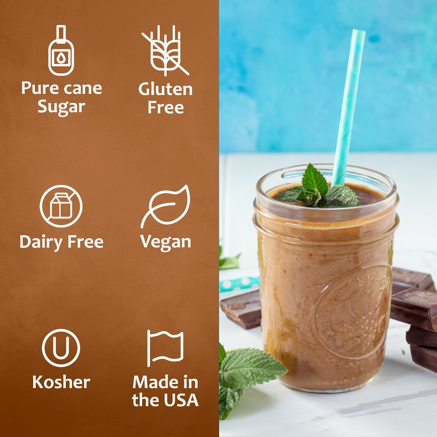Chocolate Mint Syrup Dairy Free