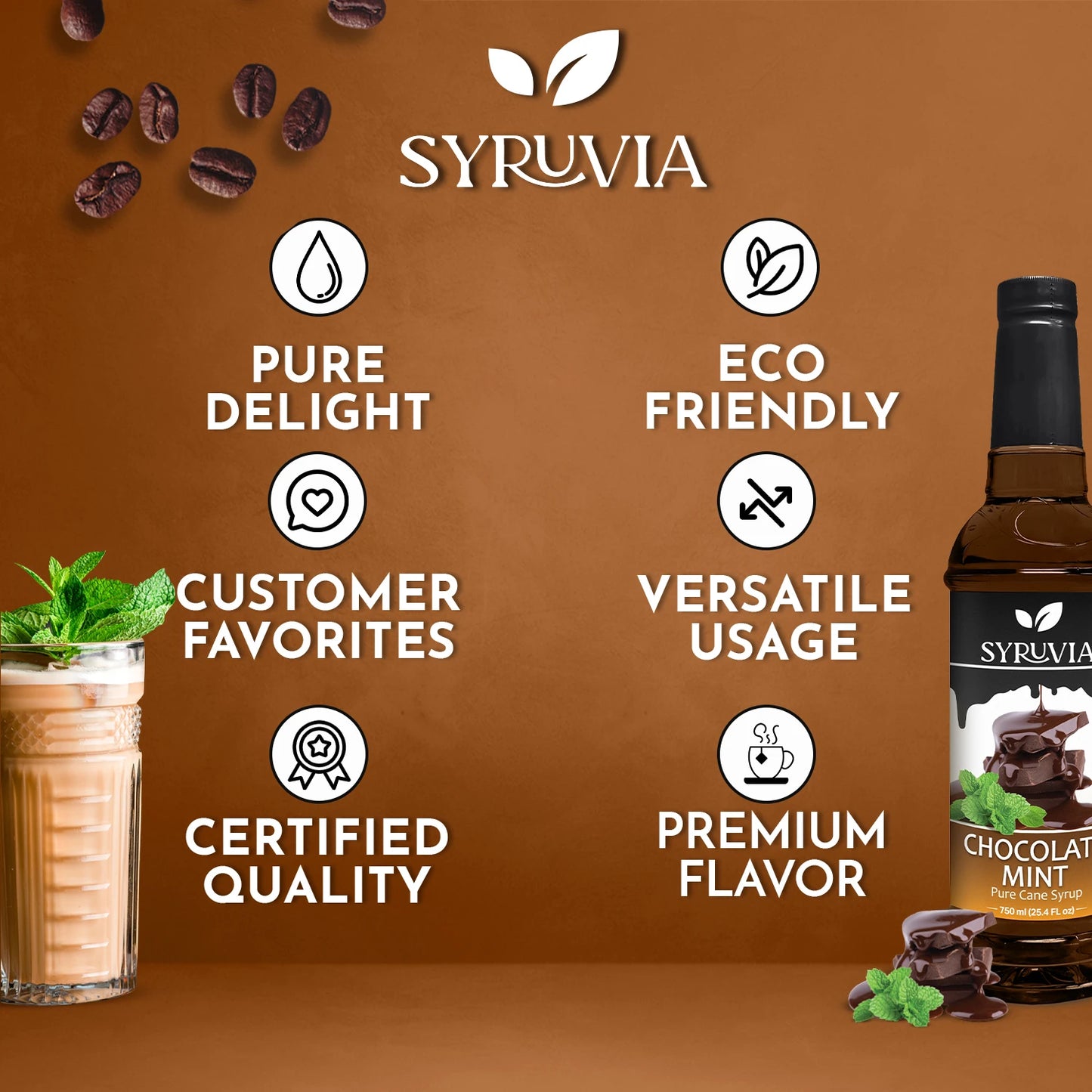 Chocolate Mint Syrup Premium Flavor