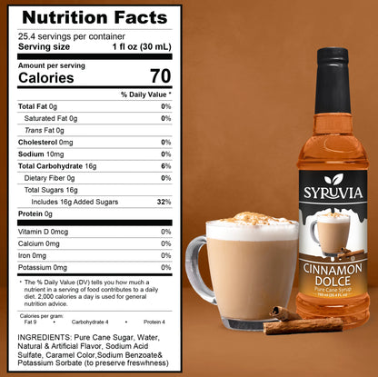 Cinnamon Dolce Syrup