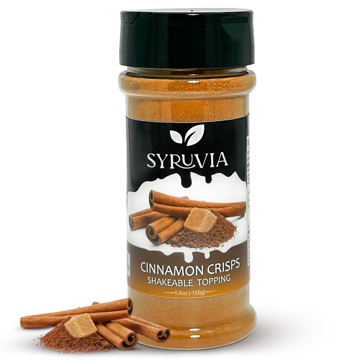Cinnamon Crisps Shakable Topping latte