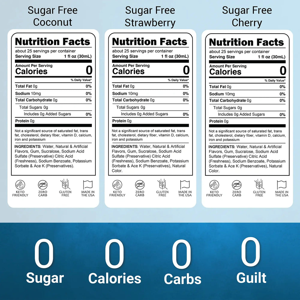 Sugar Free Tropical Soda Pack