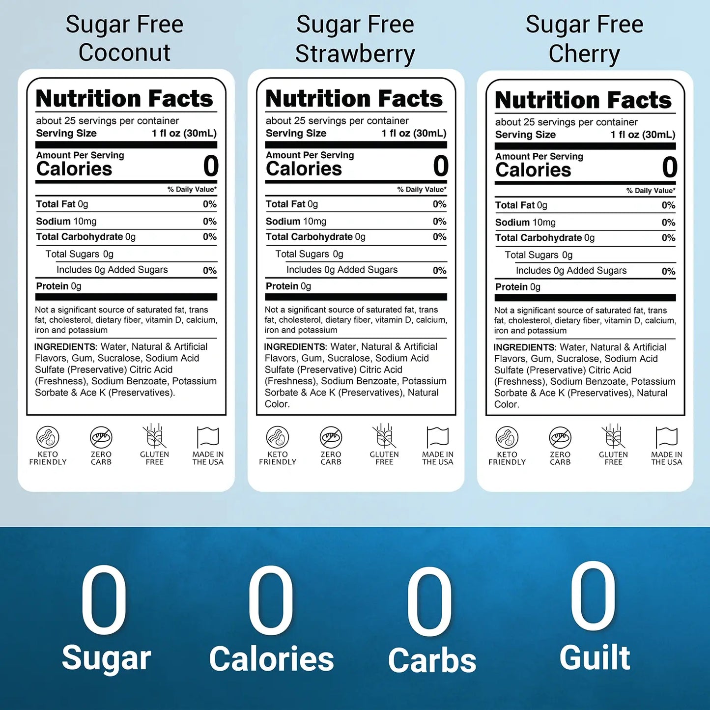 Sugar Free Tropical Soda Pack