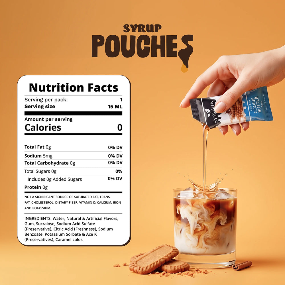 Sugar Free Cookie Butter Syrup Pouches
