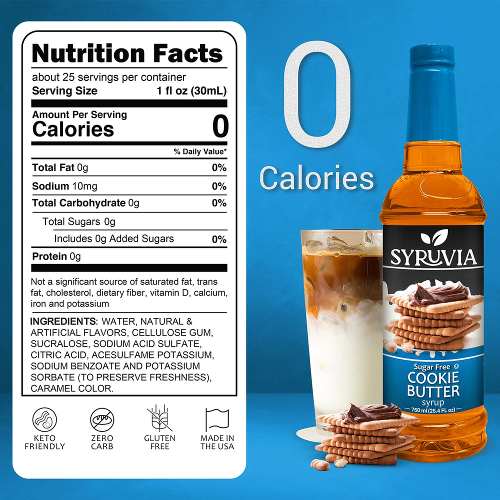 Sugar Free Cookie Butter Coffee Syrup