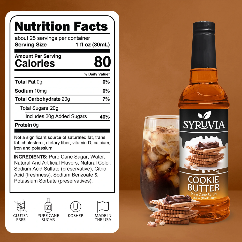 Cookie Butter Coffee Syrup