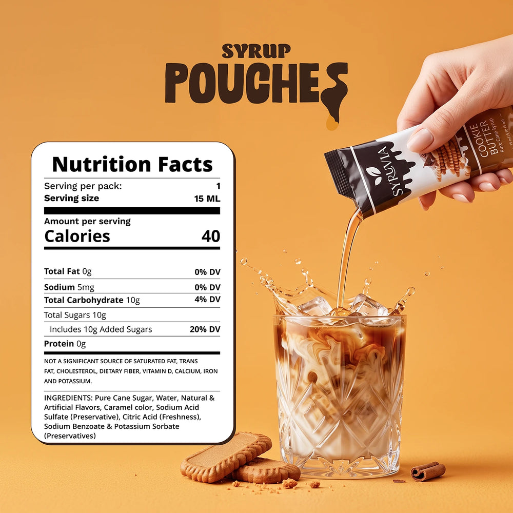 Cookie Butter Syrup Pouches