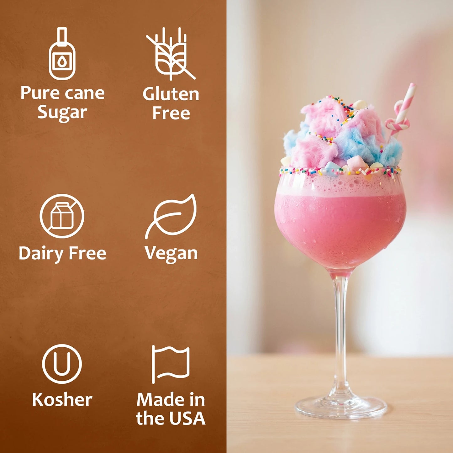 Cotton Candy Syrup Dairy Free