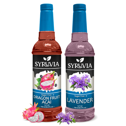 Dragon Fruit Lavender coffee syrup sugar free