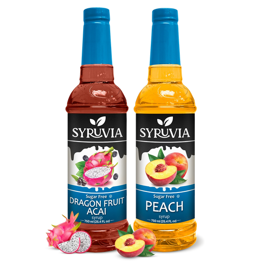 Dragon Fruit Peach sugar free syrup