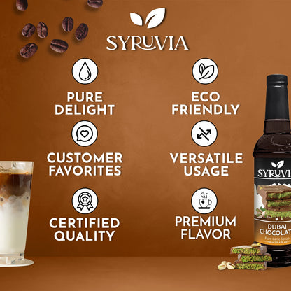 Dubai Chocolate Syrup™ Premium Flavor