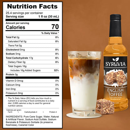 English Toffee Syrup