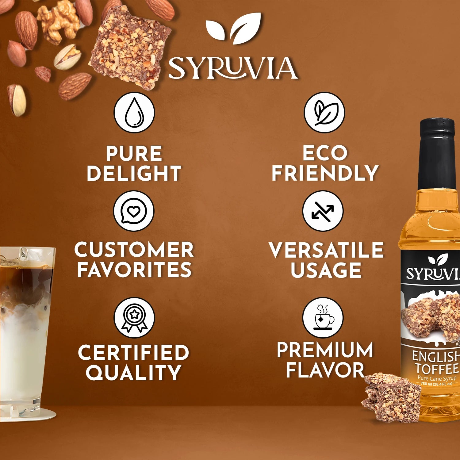 English Toffee Syrup Premium Flavoring