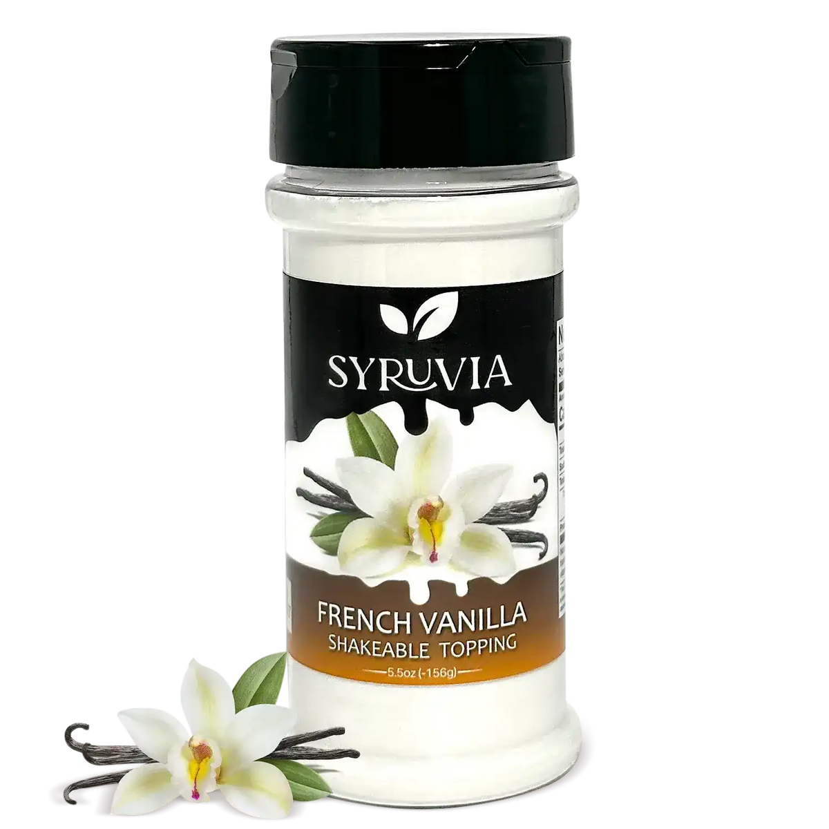French Vanilla Shakable Topping latte