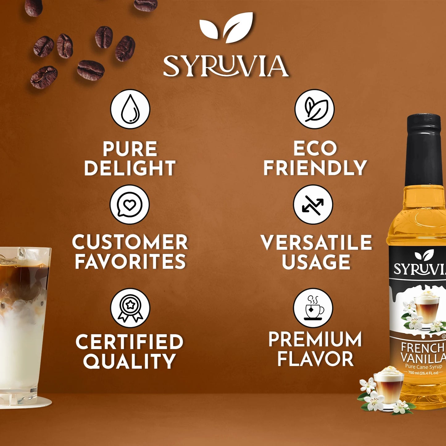 French Vanilla Syrup Premium Flavoring