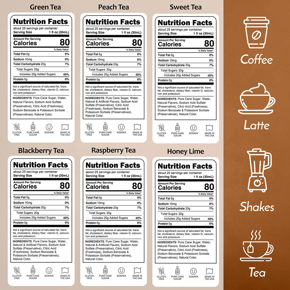 Syruvia Tea Flavor Variety Pack