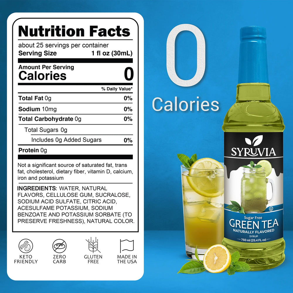 Sugar Free Green Tea Syrup