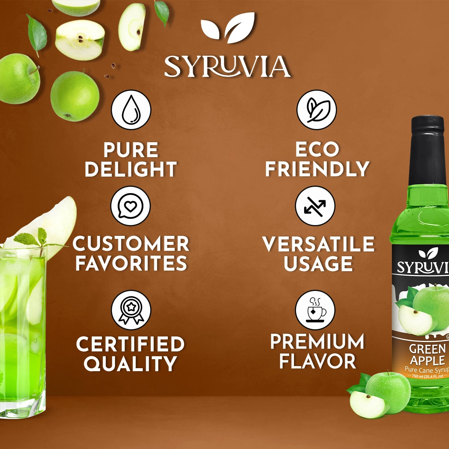 Green Apple Syrup Premium Flavoring