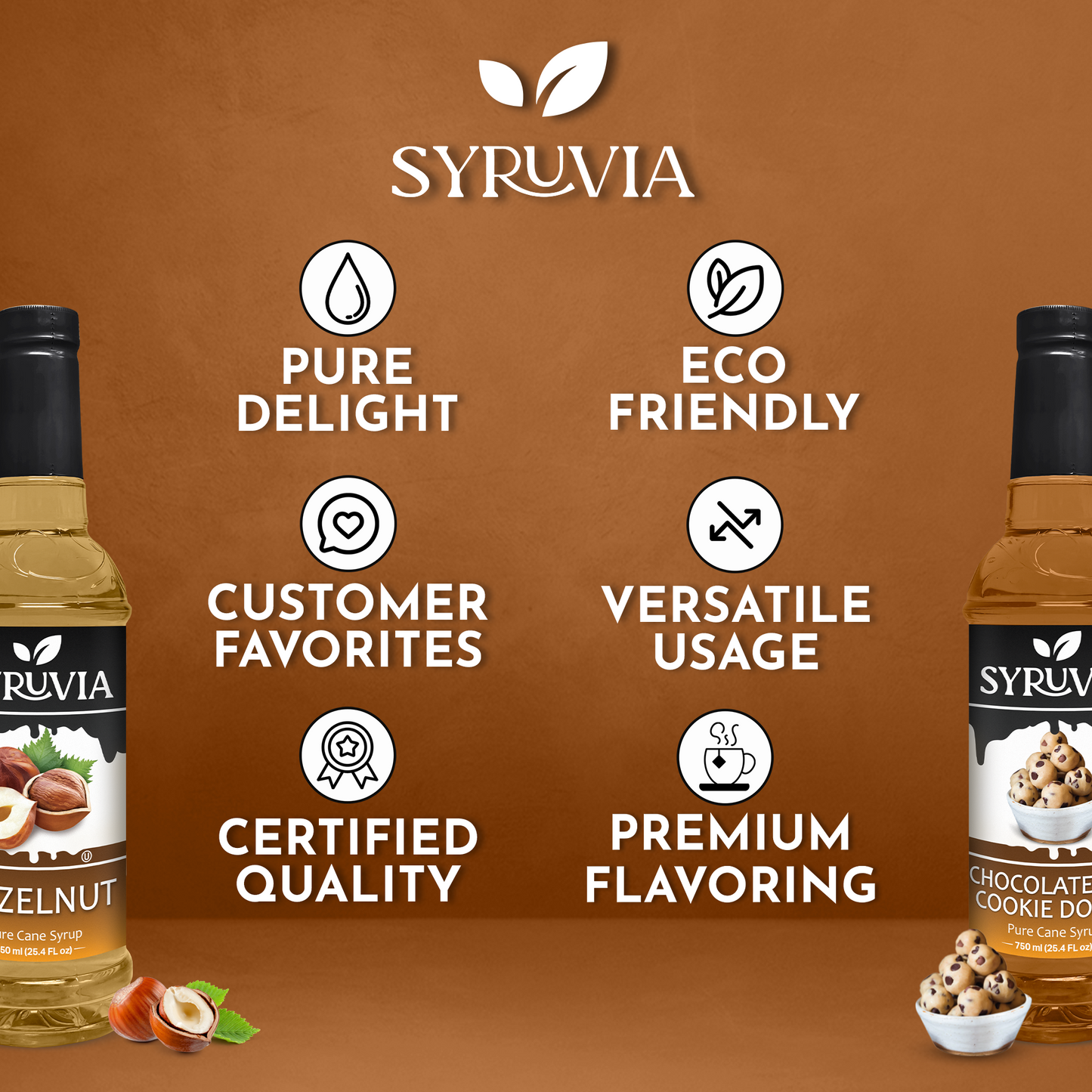 Hazelnut Coffee Syrup Chocolate Chip Cookie Dough Coffee Syrup