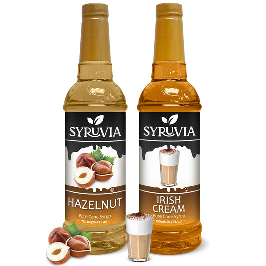 Variety Pack, Hazelnut, and Irish Cream Syrup