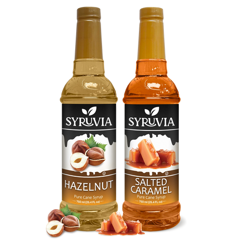 Variety Pack, Hazelnut, and Salted Caramel Syrup