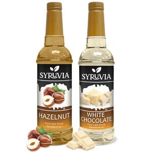 Variety Pack, Hazelnut, and White Chocolate Syrup