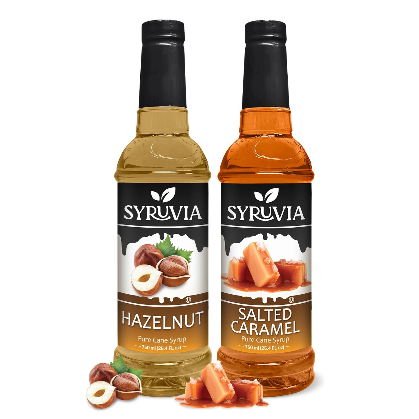 Variety Pack, Hazelnut, and Salted Caramel Syrup