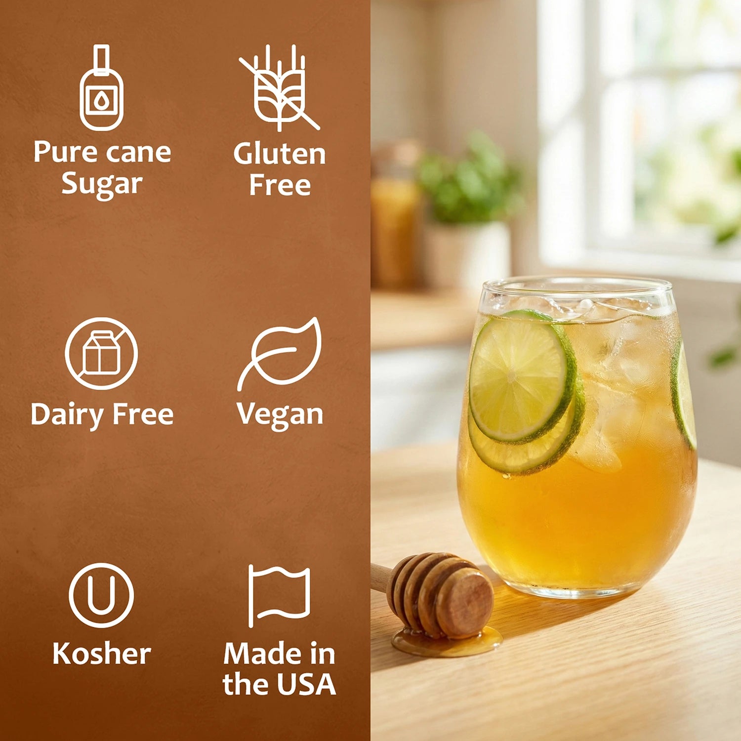 Honey Lime Syrup Dairy Free